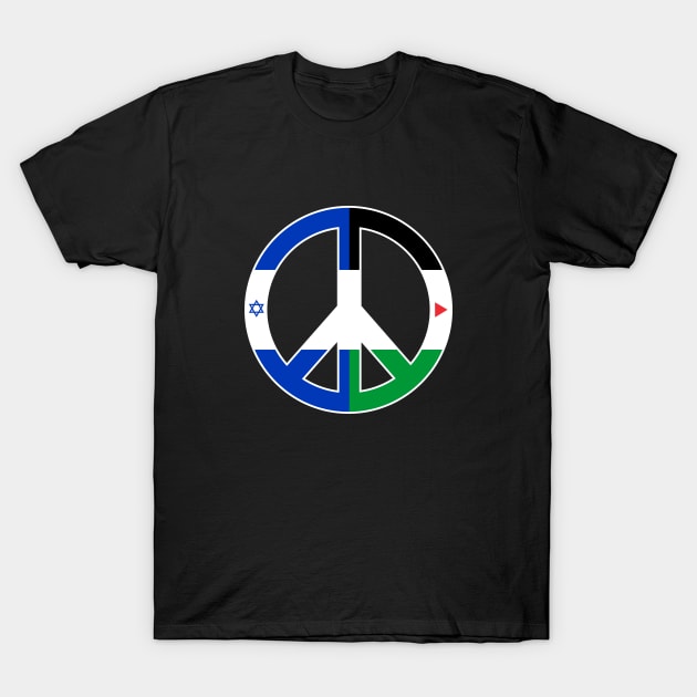 Peace and Love Symbol T-Shirt by Wareham Spirals